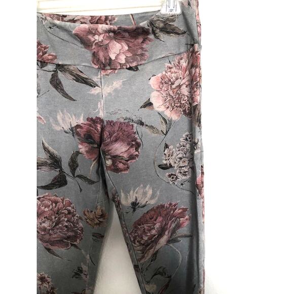 Chaser Vintage Floral Lace Up leggings - M - Picture 2 of 8